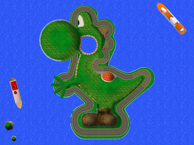 gcn yoshi circuit - Mario Kart PC