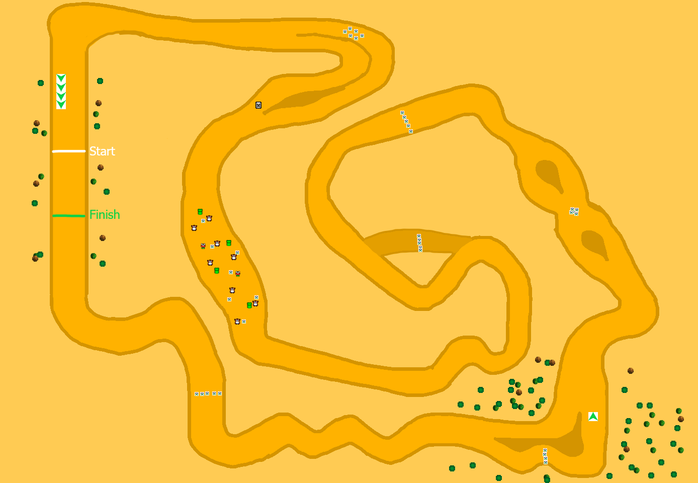 Sand Rally Raceway - Mario Kart PC