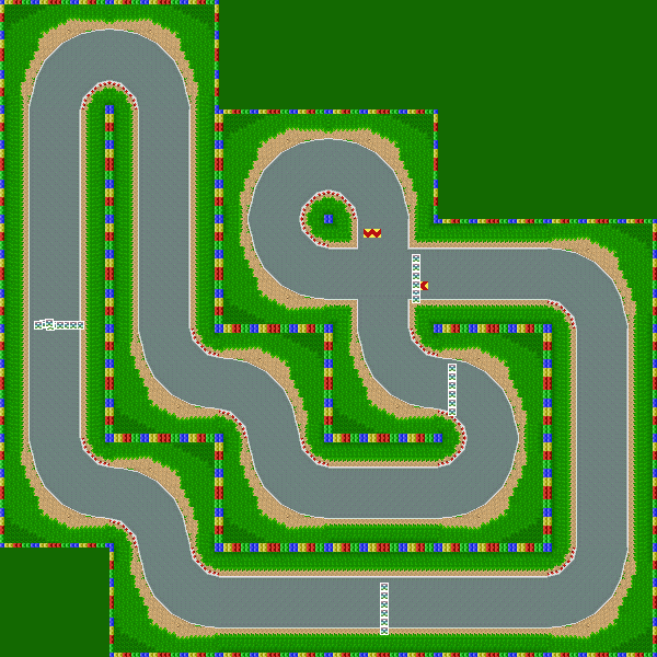 Luigi Circuit 2 (Complete) - Mario Kart PC