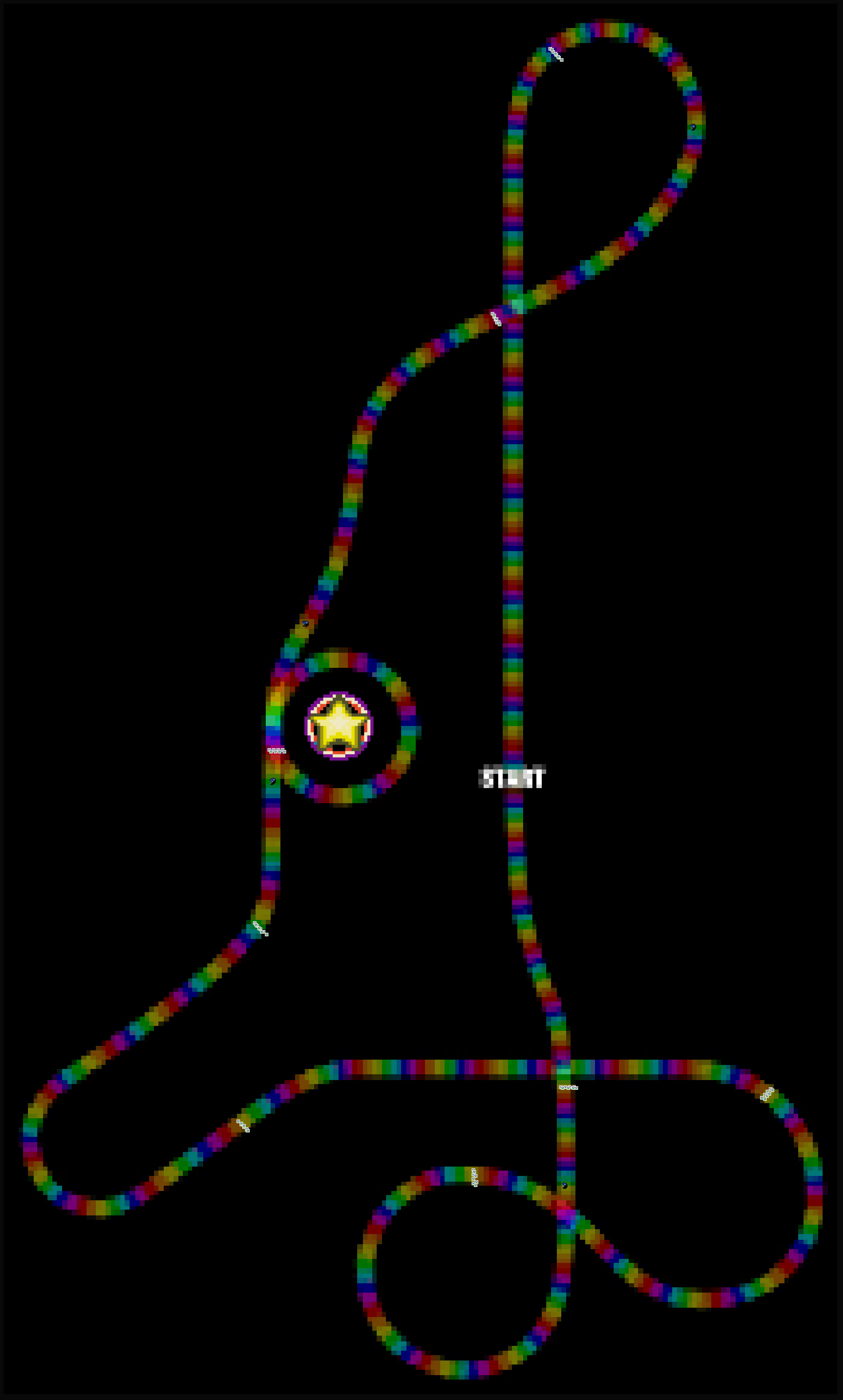 Rainbow Road - Mario Kart PC