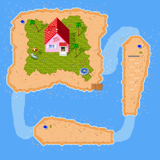 Roshi's house - Mario Kart PC