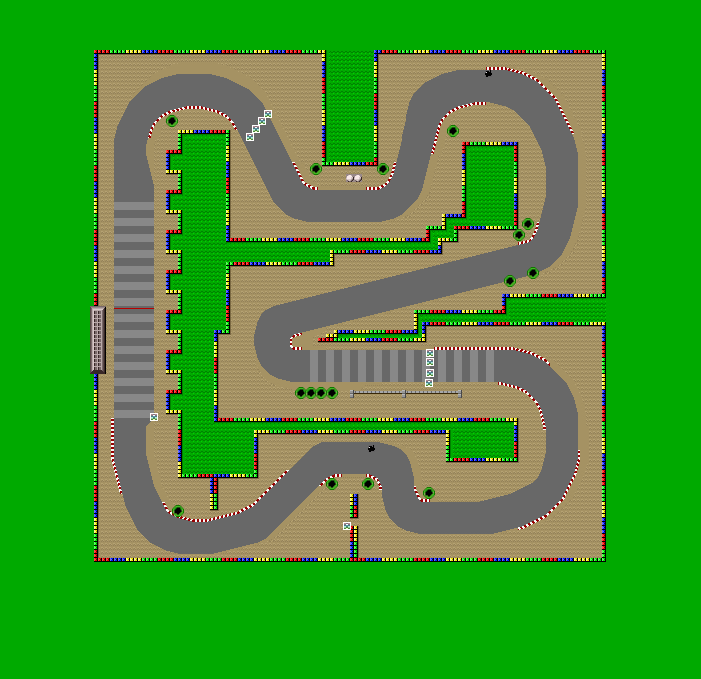 SNES Mario Circuit 3 - Mario Kart PC