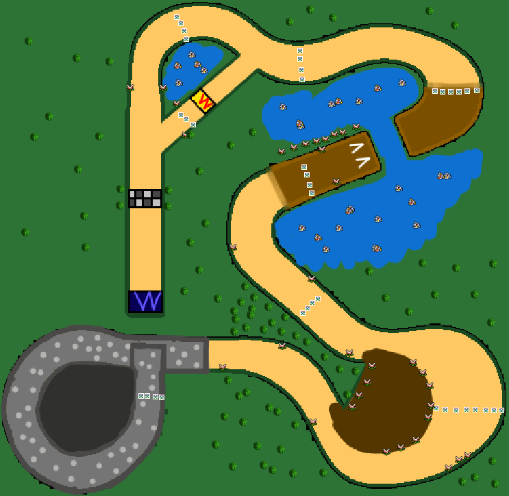 GBA Riverside Park R - Mario Kart PC